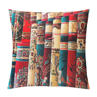 Personality  Persian Blankets At A Market Pillow Covers