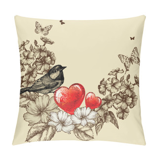Personality  Vector Illustration Of Valentine Pillow Covers