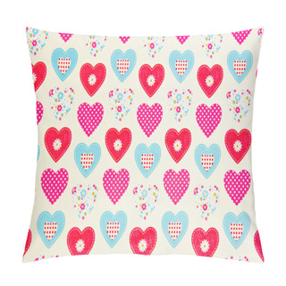 Personality  Hearts Texture Pillow Covers