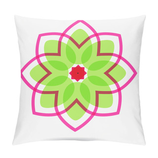 Personality  Vector Eco Icon, Flower Design Element Pillow Covers