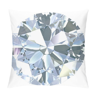 Personality  Round, Old European Cut Diamond Pillow Covers