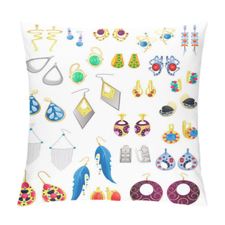 Personality  Earrings Pillow Covers