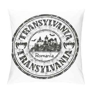 Personality  Transylvania Grunge Rubber Stamp Pillow Covers