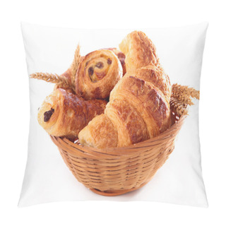 Personality  Assorted Pastries In Basket Pillow Covers