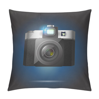 Personality  Vector Illustration Of Retro Camera Pillow Covers
