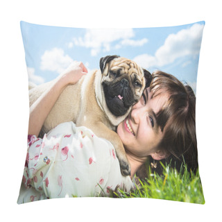 Personality  Dog Mops Pillow Covers
