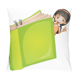 Personality  A Girl And A Book Pillow Covers