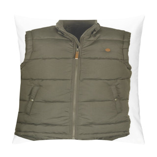 Personality  Front Of Green Warm Waistcoat  Pillow Covers