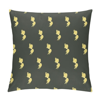 Personality  Colored Background With Different Accessories Pillow Covers