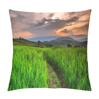 Personality  Paddy Green Sunset View Pillow Covers