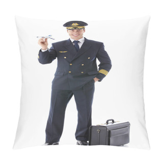 Personality  The Pilot Model Airplane Pillow Covers