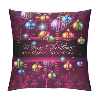 Personality  Christmas Vintage Classic Background  Pillow Covers