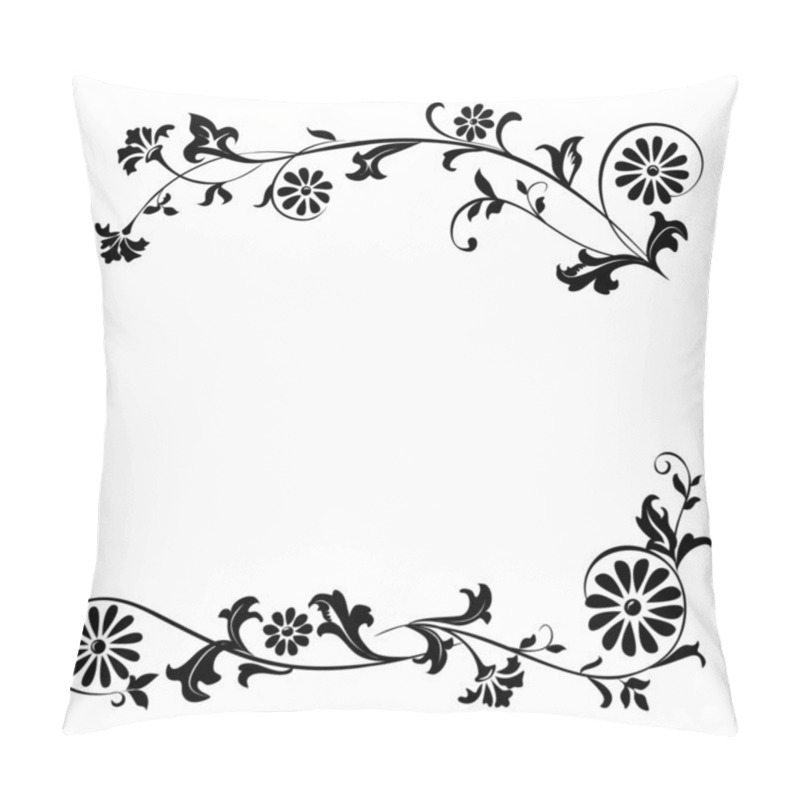 Personality  elements for design flowers and ornaments floral pillow covers