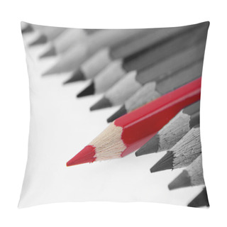 Personality  Row Of Pencils Pillow Covers