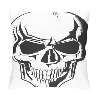 Personality  Human Skull Pillow Covers