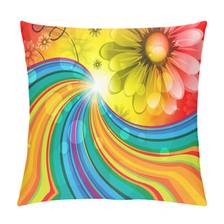 Personality  Copyspace Floral Means Flower Artistic And Twirling Pillow Covers