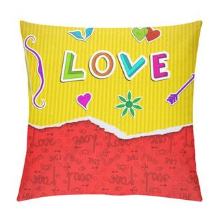 Personality  Valentines Day Template Pillow Covers