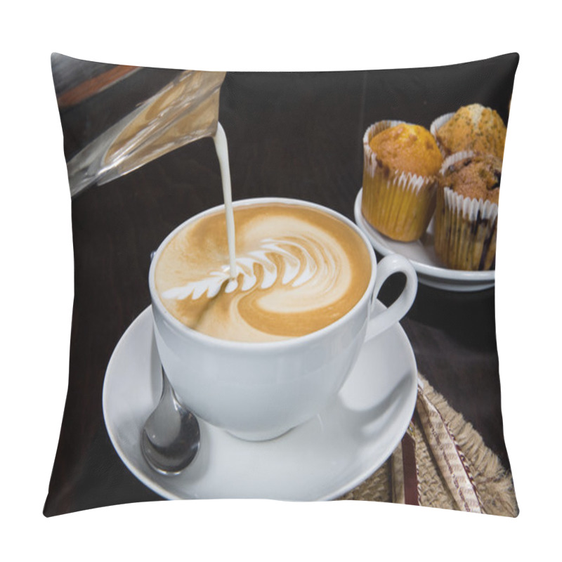 Personality  Pouring Coffee Pillow Covers