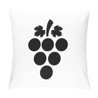 Personality  Bunch Of Grapes Icon Design Pillow Covers