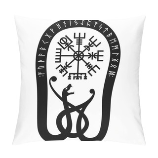 Personality  Jormungandr Runen Pagan Pillow Covers