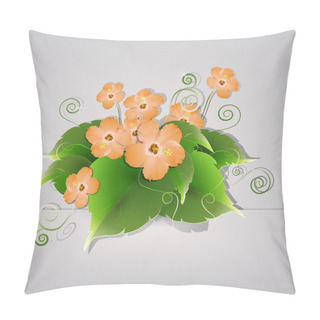 Personality  Vector Flowers,  Vector Illustration   Pillow Covers