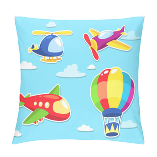 Personality  Air Transportation Cartoon Pillow Covers