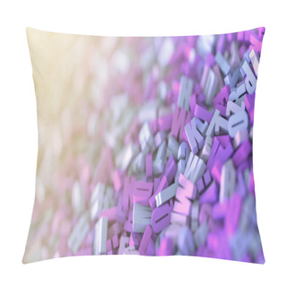 Personality  Infinite Letters Background Pillow Covers