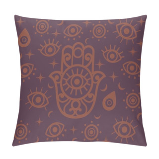 Personality  Set Of Esoteric And Magical Icons. Pillow Covers
