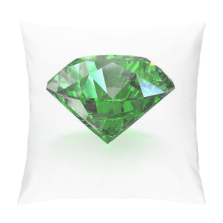 Personality  Green Round Cut Emerald Pillow Covers