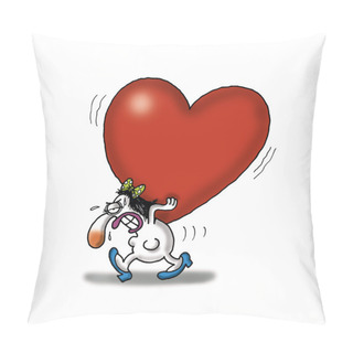 Personality  Carrying Love Pillow Covers
