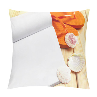 Personality  Writing Diary Summer Beach Vacation Concept Pillow Covers