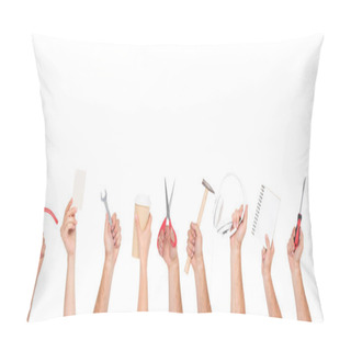 Personality  Hands Holding Tools And Objects  Pillow Covers