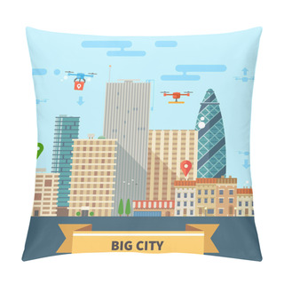 Personality  Landscape Of The Future Pillow Covers