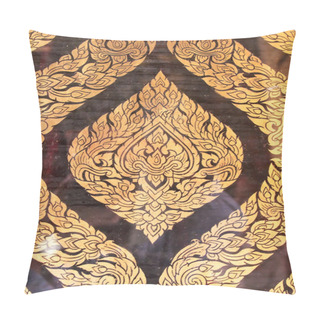 Personality  Thai Style Gilded Art Painting Pillow Covers