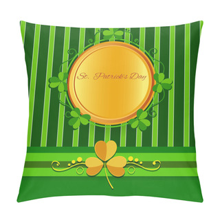 Personality  St Patricks Day Background. Pillow Covers