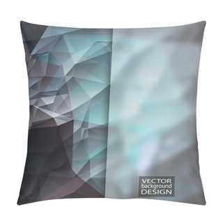Personality  Multicolor Design Templates With Frosted Glass Insert. Pillow Covers