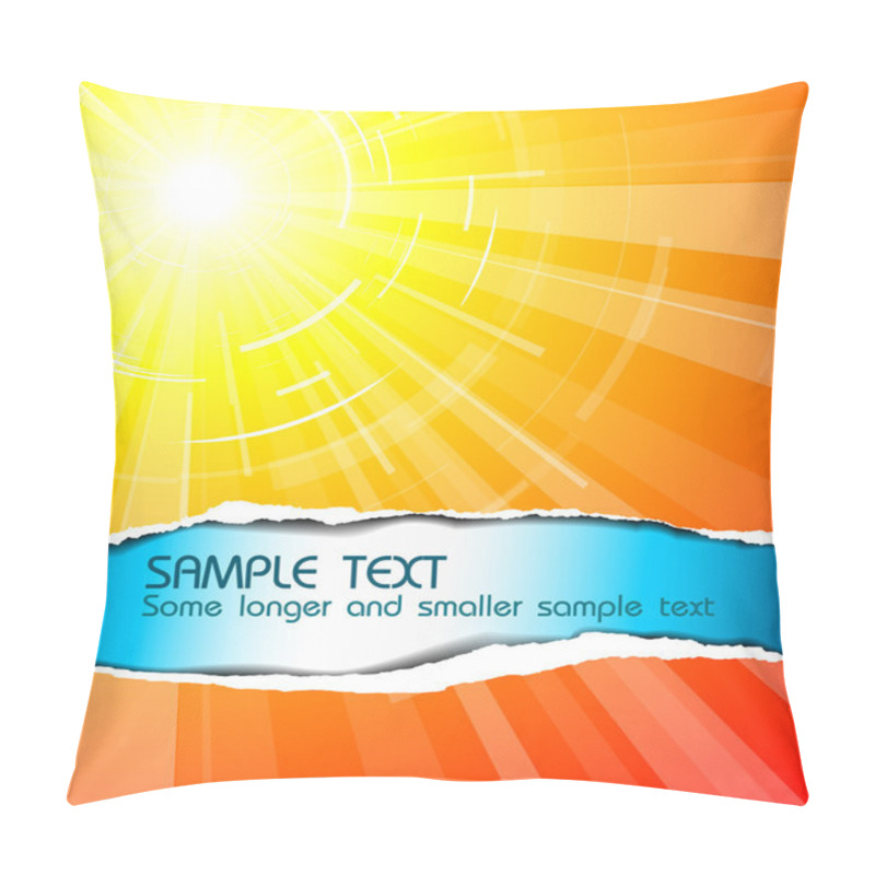Personality  The hot summer sun pillow covers