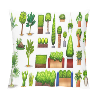 Personality  Different Species Of Plants Pillow Covers