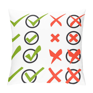 Personality  Collection Of Cross And Hook Pillow Covers