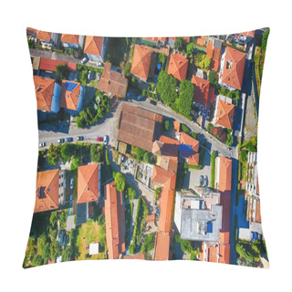 Personality  Overhead View Of Pisan Homes, Tuscany, Italy Pillow Covers