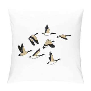 Personality  Hand Drawn Wild Geese Pillow Covers