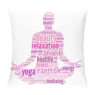 Personality  Woman Doing Yoga Pose Pillow Covers