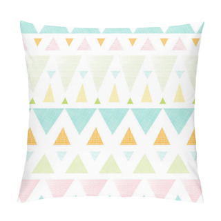 Personality  Abstract Ikat Triangles Stripes Seamless Pattern Background Pillow Covers