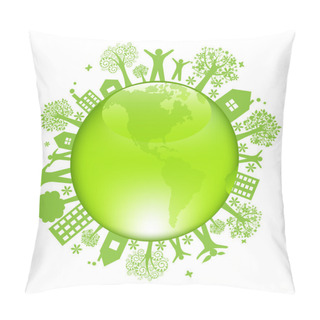 Personality  Earth Day Pillow Covers