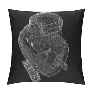 Personality  Electric Motor  Pillow Covers