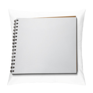 Personality  White Paper Notebook Horizontal Pillow Covers