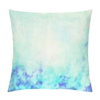 Personality  Blue Turquoise Blurred Nature Background Pillow Covers