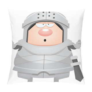Personality  Confused Cartoon Knight Pillow Covers