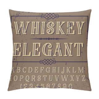 Personality  Vintage Font Type Pillow Covers