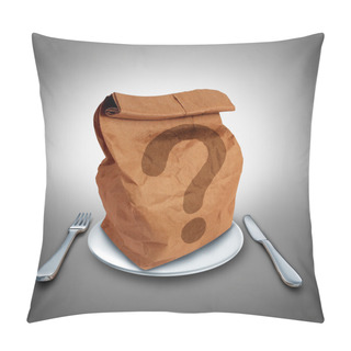 Personality  Lunch Question Pillow Covers